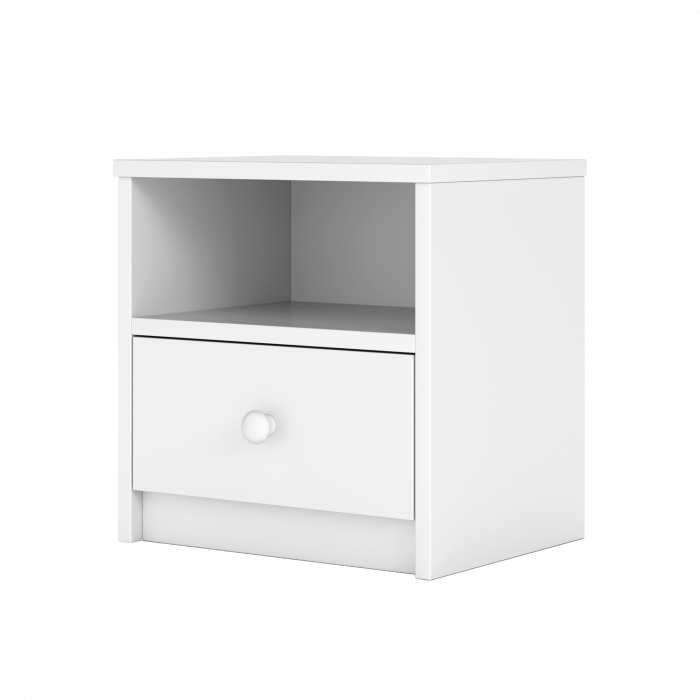 Set mobilier copii MDF Babydream cu desen ursulet, pat 140/160/180 cm si noptiera [2]
