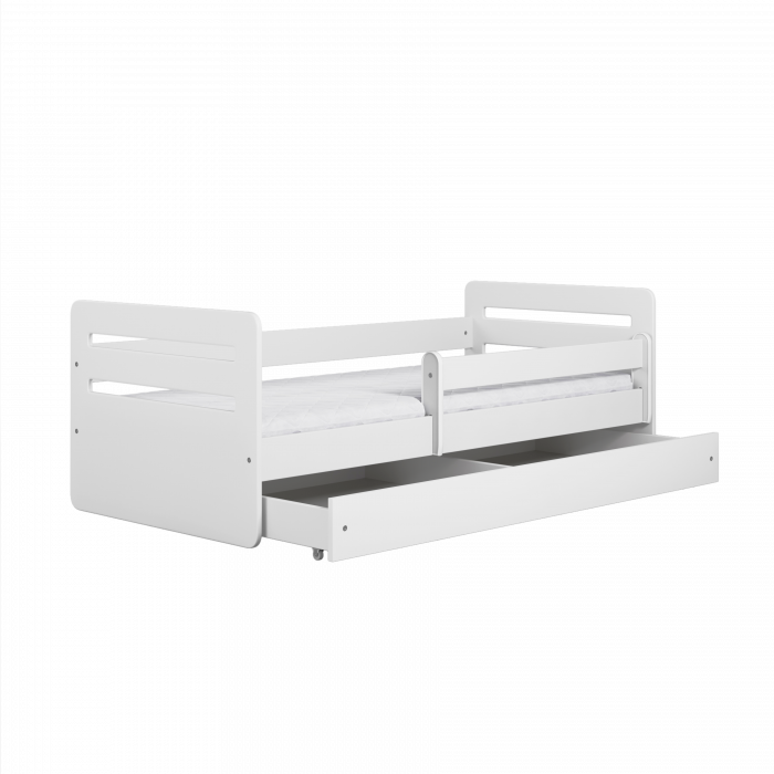 Set mobilier copii MDF Tomi 3 piese cu pat 140/160/180 cm, dulap si comoda [3]