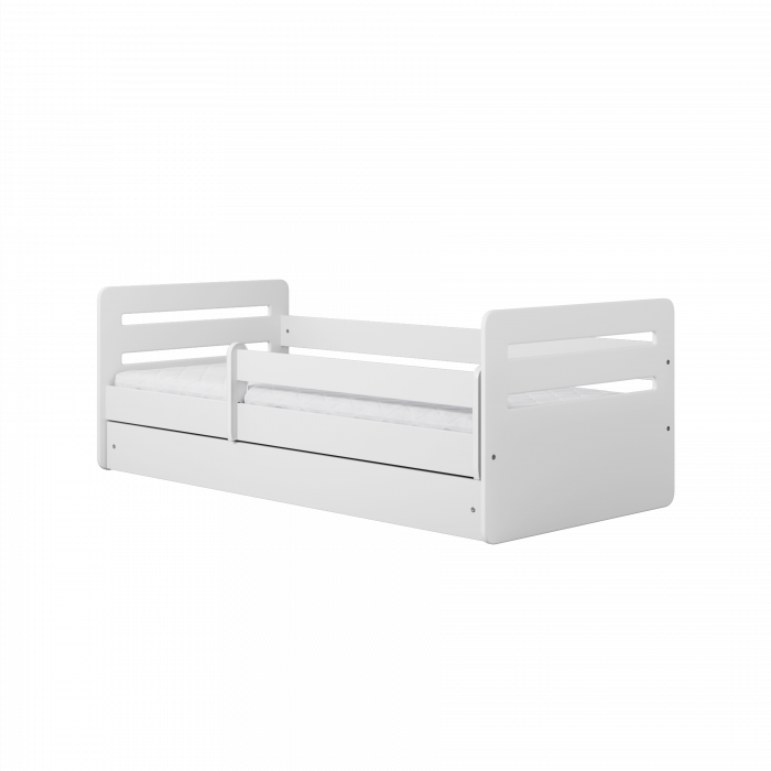 Set mobilier copii MDF Tomi 3 piese cu pat 140/160/180 cm, dulap si comoda [2]