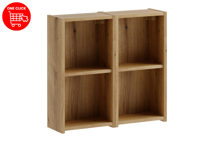 Set Mobilier Baie Nova Coast Evoke, cu Rafturi, Stejar Coast Evoke - COMAD [2]