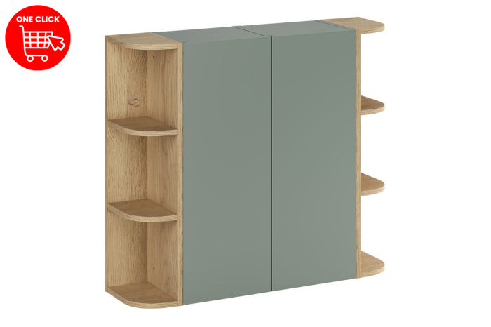 Set mobilier cu semi-coloană și etajeră Aster Green SET-ASG 2SP 2URSM COMAD [3]