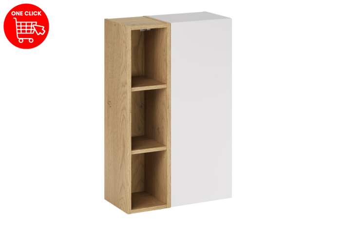 Set mobilier cu semi-coloană și etajeră Aster White COMAD SET-ASW SP UR 20X80 [2]