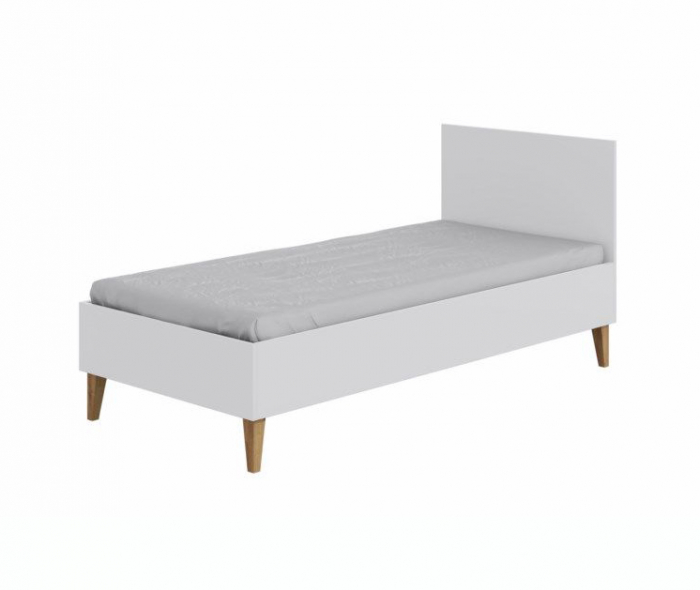 Set mobilier dormitor alb Kubi, 4 piese, design scandinav [2]