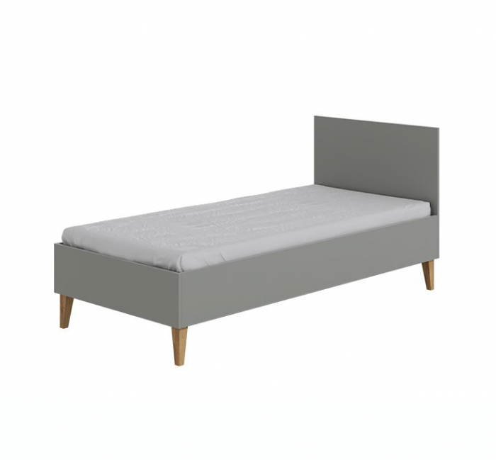 Set mobilier dormitor gri Kubi, 4 piese, design scandinav [2]