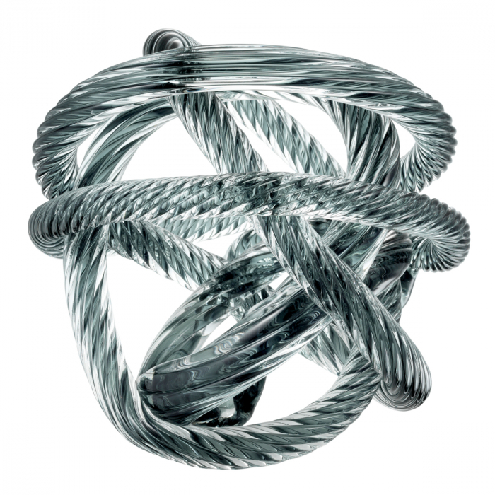   Accesoriu birou Dominico sticlă gri-albastră L 113529 EICHHOLTZ [4]