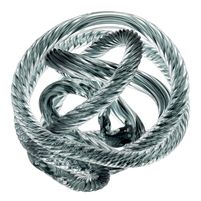   Accesoriu birou Dominico sticlă gri-albastră L 113529 EICHHOLTZ [3]