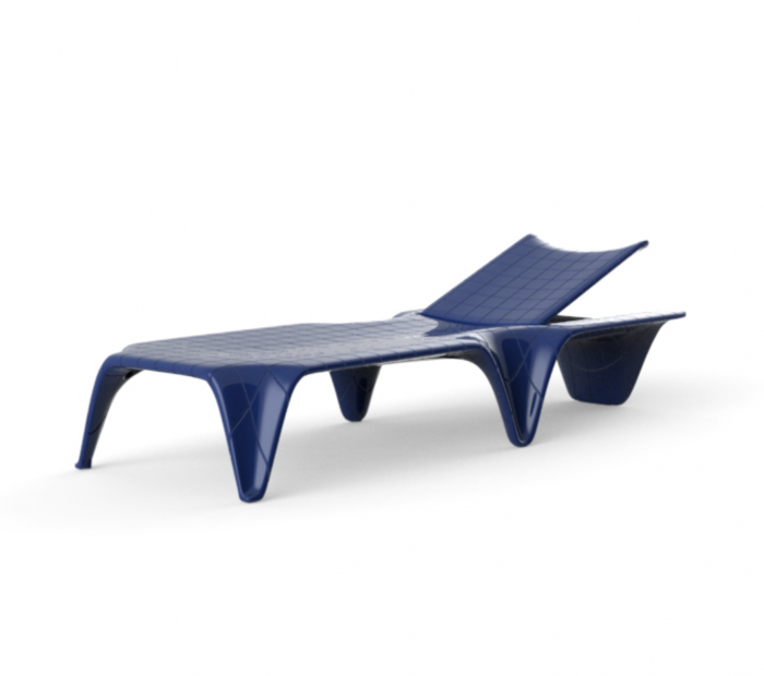 Sezlong gradina/piscina F3 210 cm cu spatar rabatabil, design modern diverse culori, 60005 - Vondom [4]