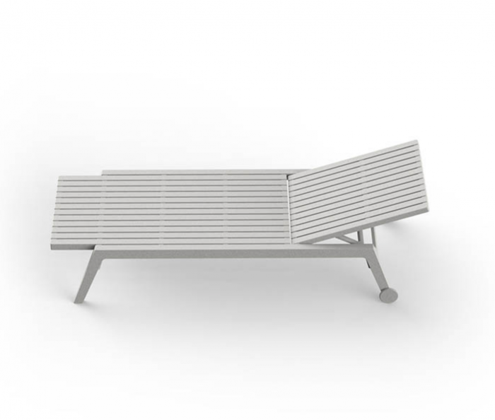 Sezlong gradina/piscina Spritz 195 cm polipropilena cu fibra de sticla, diverse culori, stacabil, 56027 - Vondom [2]