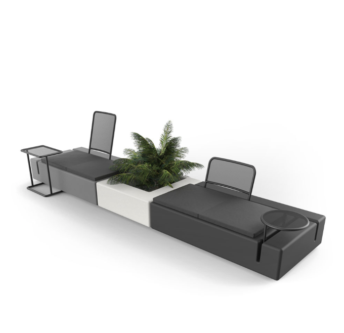 Sezut modul canapea premium Kes pentru exterior 90x90x40 cm, 64001 - Vondom [4]