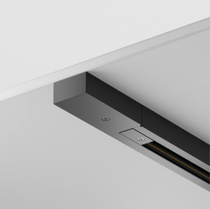 Șină cu montaj pe suprafață/suspendat Sisteme de șin Unity, Aluminiu Negru, Maytoni TRX001-112B [4]