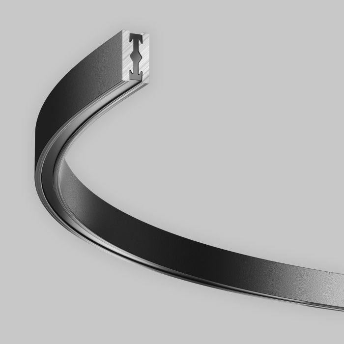 Șină cu montaj pe suprafață/suspendat Sisteme de șine Flarity Negru Aluminiu -W MAYTONI TRX154-SR-D650-B [3]