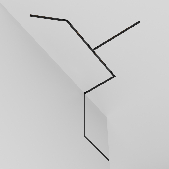 Șină încastrată Sisteme de șine Exility, Aluminiu Negru, Maytoni TRX034-421.12B [2]