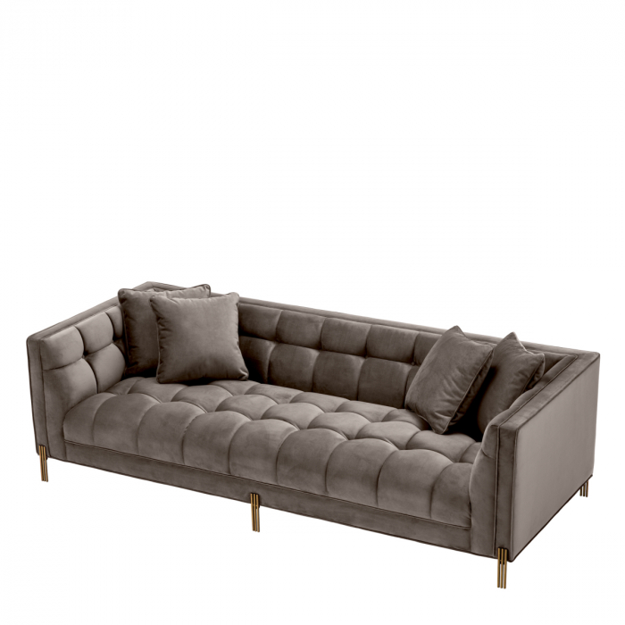   Canapea Sienna din catifea gri savona 113187 EICHHOLTZ [3]