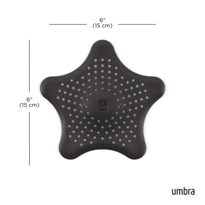 Sită pentru Scurgere Starfish 15x1x15 cm, Tpr Negru - Umbra [7]
