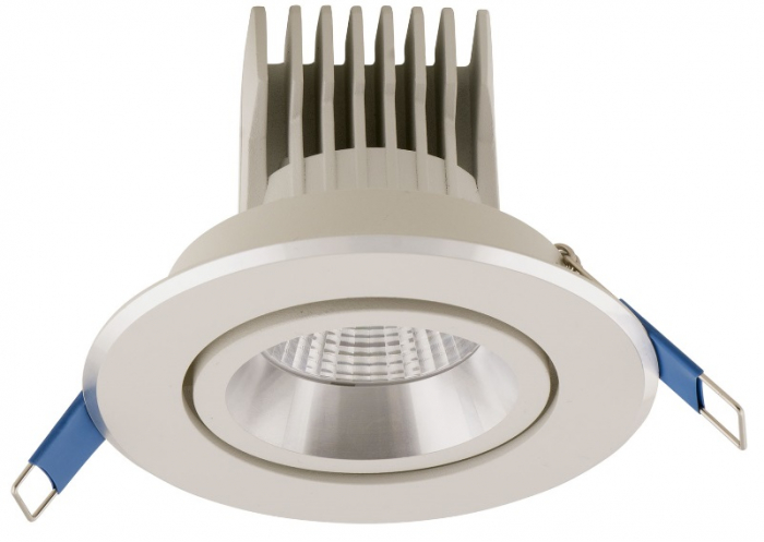 Spot alb ajustabil iluminare LED Kob Ø 9,8 cm din metal, H0085 - Maxlight [2]