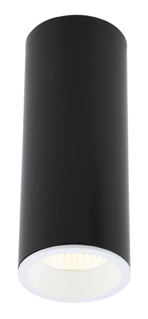 Spot aplicabil negru cilindric cu iluminare LED Luan Ø 6 cm din metal, C0154 - Maxlight [5]