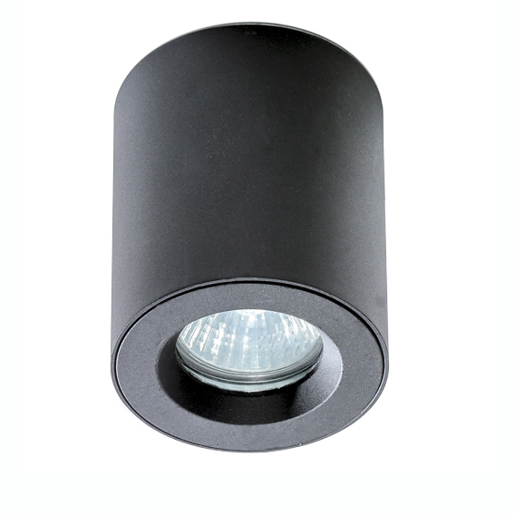 Spot baie rotund aplicat Netta 8x8 cm, metal alb/negru/crom forma cilindrica, IP54, AZ 2559 - Azzardo [3]