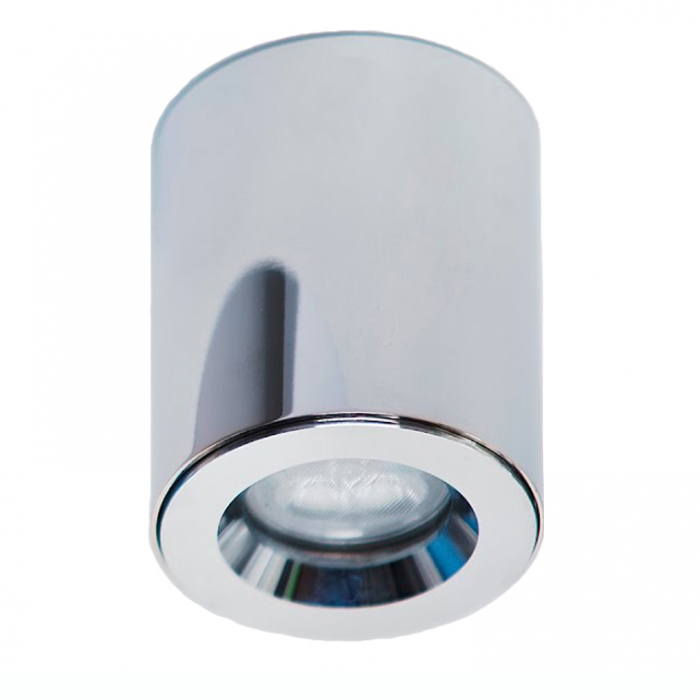 Spot baie rotund aplicat Netta 8x8 cm, metal alb/negru/crom forma cilindrica, IP54, AZ 2558 - Azzardo [2]