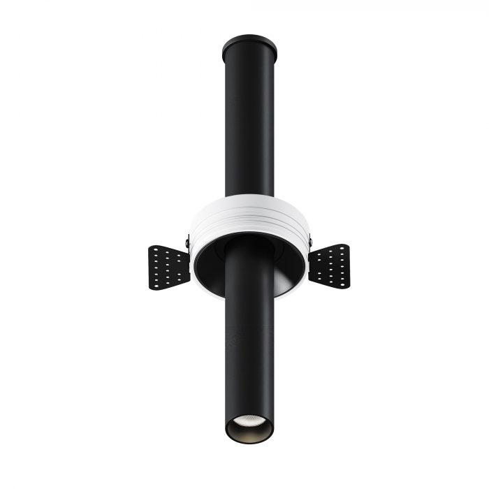 Spot LED 7W Incastrat, Maytoni, 460lm, Lumina Calda (3000K), Negru [1]