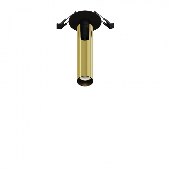 Spot LED 6W Incastrat, Maytoni, 280lm, Lumina Calda (3000K), Arama+Negru [1]