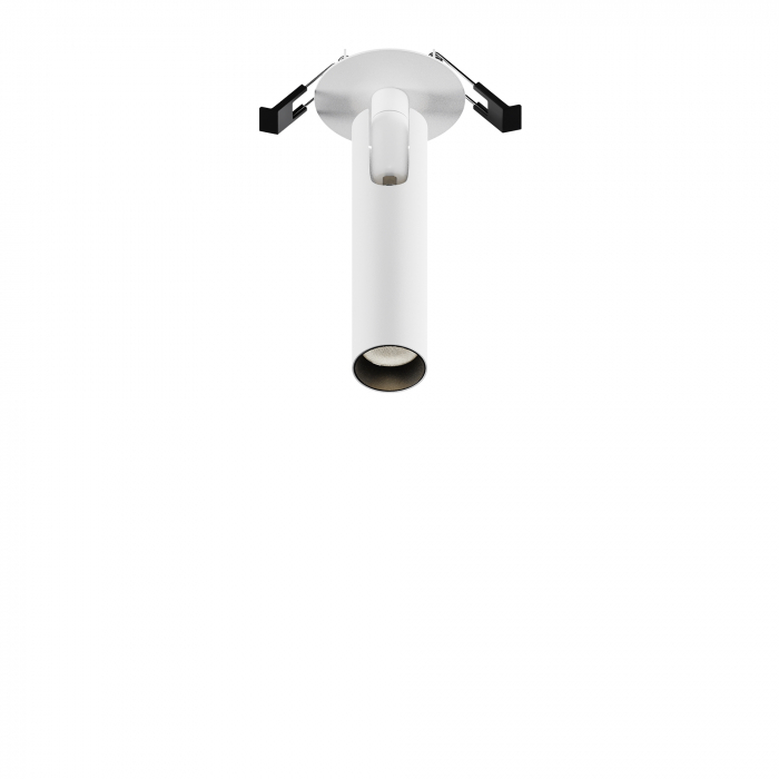 Spot LED 6W Incastrat, Maytoni, 270lm, Lumina Calda (3000K), Negru [1]