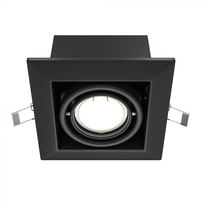 Spot Metal DL008-2-01-B, incastrat, 1xGU10, negru, IP20, Maytoni [2]