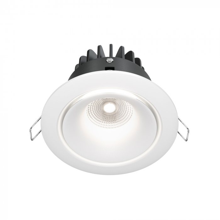 Spot LED 12W Incastrat, Maytoni, 960lm, Lumina Neutra (4000K), Alb [1]