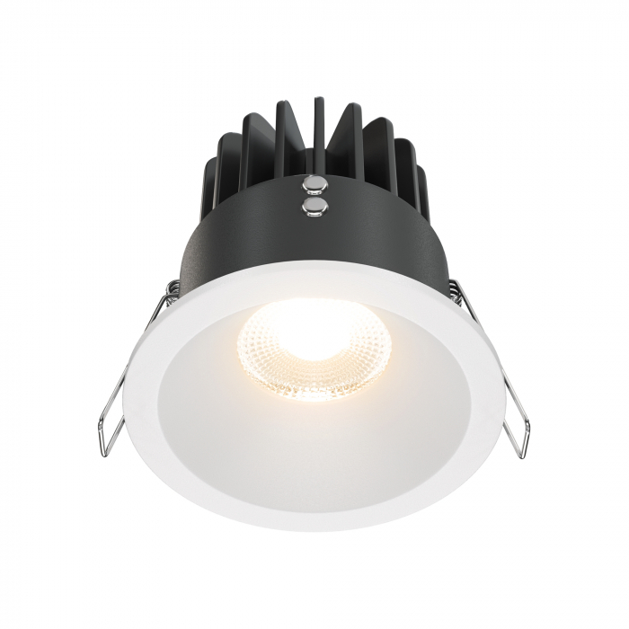 Spot LED 12W Incastrat, Dimabil, Maytoni, 910lm, Lumina Calda (3000K), Alb [1]