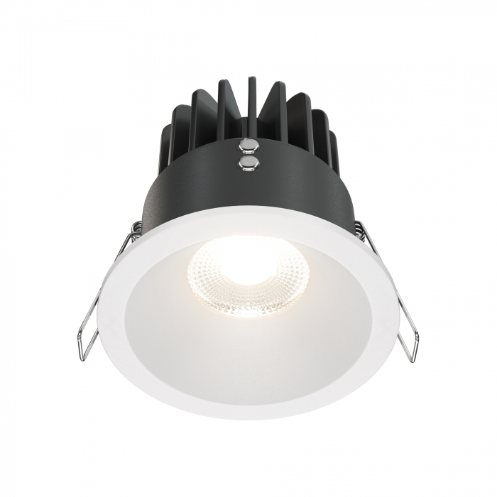 Spot LED 12W Incastrat, Maytoni, 1040lm, Lumina Neutra (4000K), Alb [1]