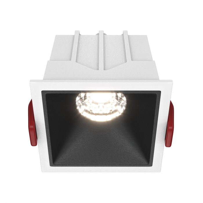 Spot LED 10W Incastrat, Maytoni, 500lm, Lumina Calda (4000K), Alb+Negru [1]