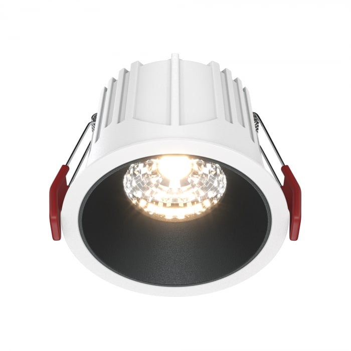 Spot LED 15W Incastrat, Dimabil, Maytoni, 1050lm, Lumina Calda (3000K), Alb+Negru [1]