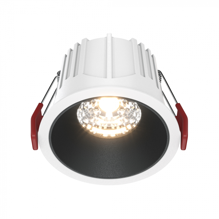 Spot LED 15W Incastrat, Maytoni, 1050lm, Lumina Calda (3000K), Alb+Negru [1]