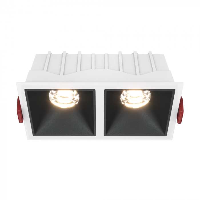 Spot LED 20W Incastrat, Maytoni, 900lm, Lumina Calda (3000K), Alb+Negru [1]