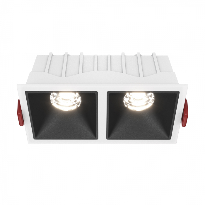 Spot LED 20W Incastrat, Maytoni, 1100lm, Lumina Neutra (4000K), Alb+Negru [1]