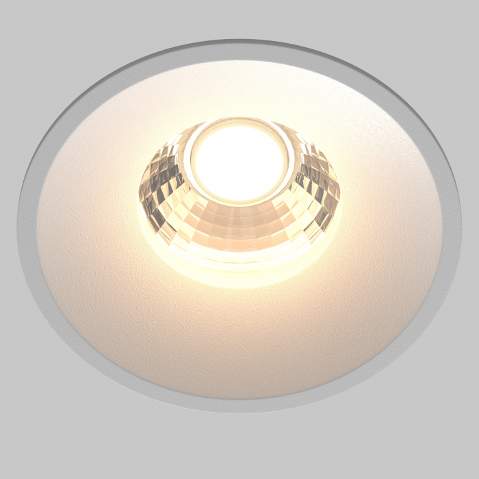 Spot LED 12W Incastrat, Maytoni, 880lm, Lumina Calda (3000K), Alb [2]