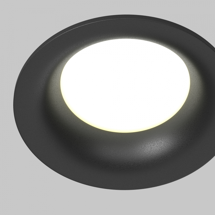 Spot Slim DL088-GU10-RD-B, incastrat, 1xGU10, negru, IP65, Maytoni [2]
