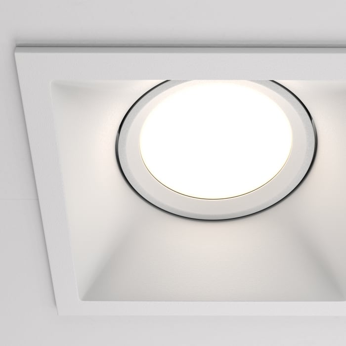 Spot Dot DL029-2-02W, incastrat, 2xGU10, alb, IP20, Maytoni [2]