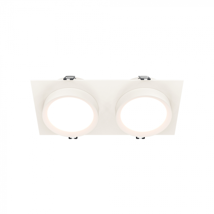 Spot Hoop DL086-02-GX53-SQ-W, 2xGX53, alb, IP20, Maytoni [1]