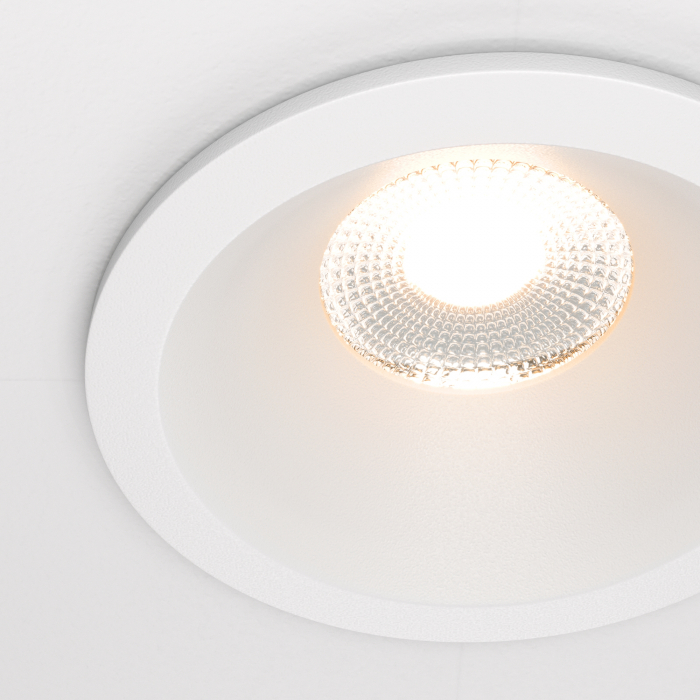 Spot LED 12W Incastrat, Dimabil, Maytoni, 910lm, Lumina Calda (3000K), Alb [2]