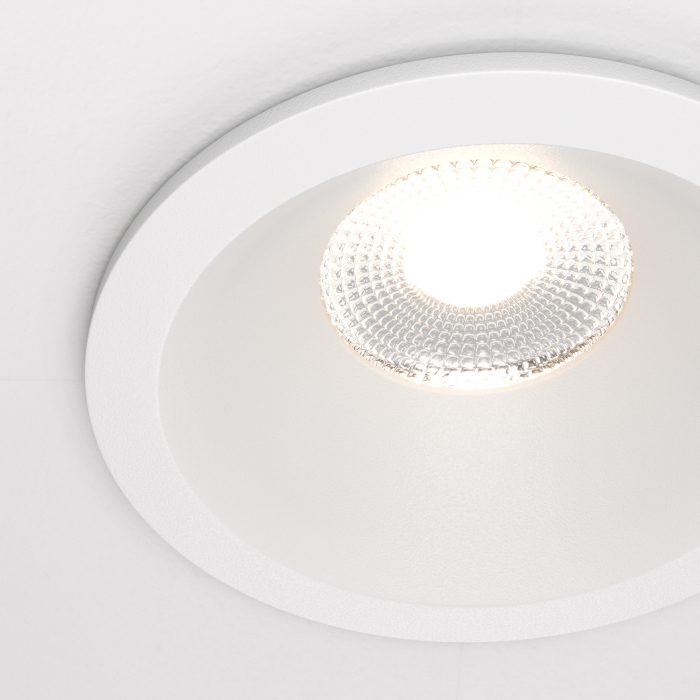 Spot LED 12W Incastrat, Maytoni, 1040lm, Lumina Neutra (4000K), Alb [2]