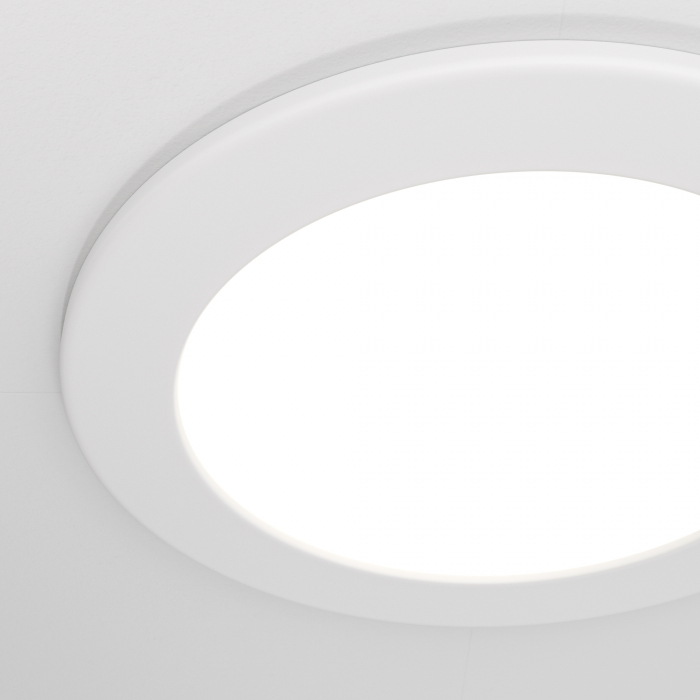 Spot LED 12W Incastrat, Maytoni, 1100lm, Lumina Calda/Neutra/Rece, Alb [3]