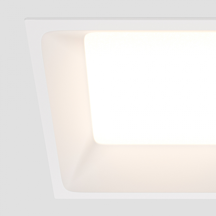 Spot LED 12W Incastrat, Maytoni, 900lm, Lumina Calda (3000K), Alb [2]