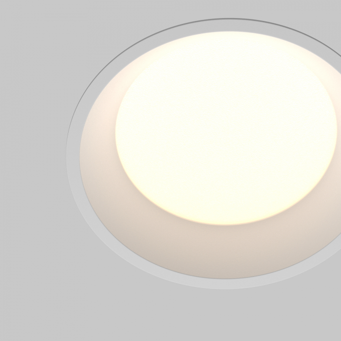 Spot LED 12W Incastrat, Maytoni, 900lm, Lumina Calda+Neutra+Rece, Alb [2]