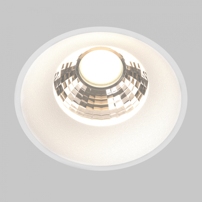 Spot LED 12W Incastrat, Maytoni, 920lm, Lumina Calda (3000K), Alb [2]