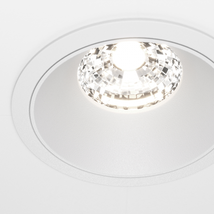 Spot LED 15W Incastrat, Maytoni, 1250lm, Lumina Neutra (4000K), Alb [2]