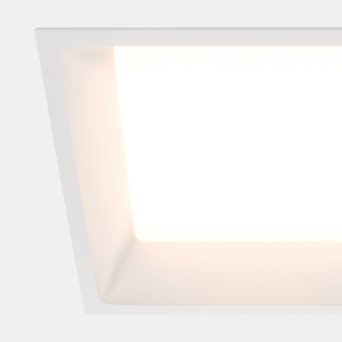 Spot LED 18W Incastrat, Maytoni, 1350lm, Lumina Calda (3000K), Alb [2]