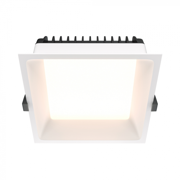 Spot LED 18W Incastrat, Maytoni, 1350lm, Lumina Calda (3000K), Alb [1]