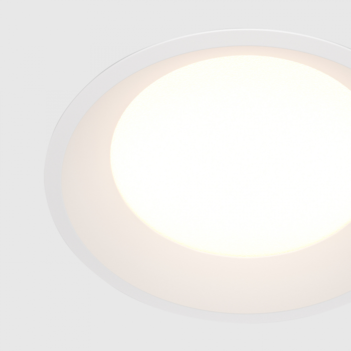Spot LED 18W Incastrat, Maytoni, 1400lm, Lumina Calda (3000K), Alb [2]