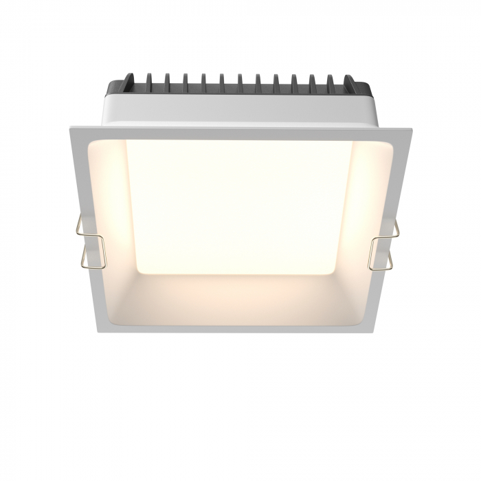 Spot LED 18W Incastrat, Maytoni, 1420lm, Lumina Calda+Neutra+Rece, Alb [1]
