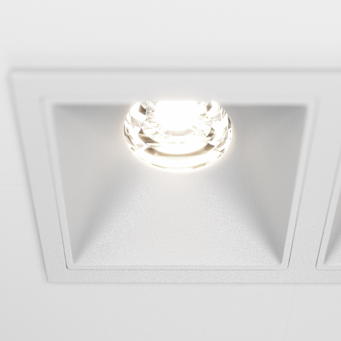 Spot LED 20W Incastrat, Maytoni, 1100lm, Lumina Neutra (4000K), Alb [2]